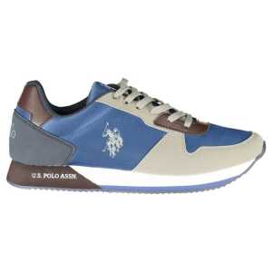 U.S. POLO ASSN. Blue Polyester Sneaker