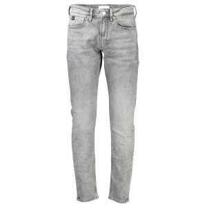 Calvin Klein Gray Cotton Jeans & Pant