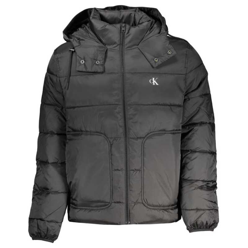 Calvin Klein Black Polyester Jacket, theFeinheit