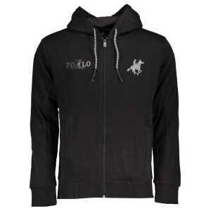 U.S. Grand Polo Black Cotton Sweater