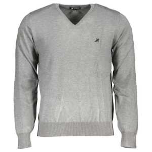 U.S. Grand Polo Gray Nylon Sweater