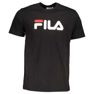 Fila Black Cotton T-Shirt