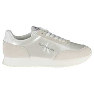 Calvin Klein White Polyester Sneaker