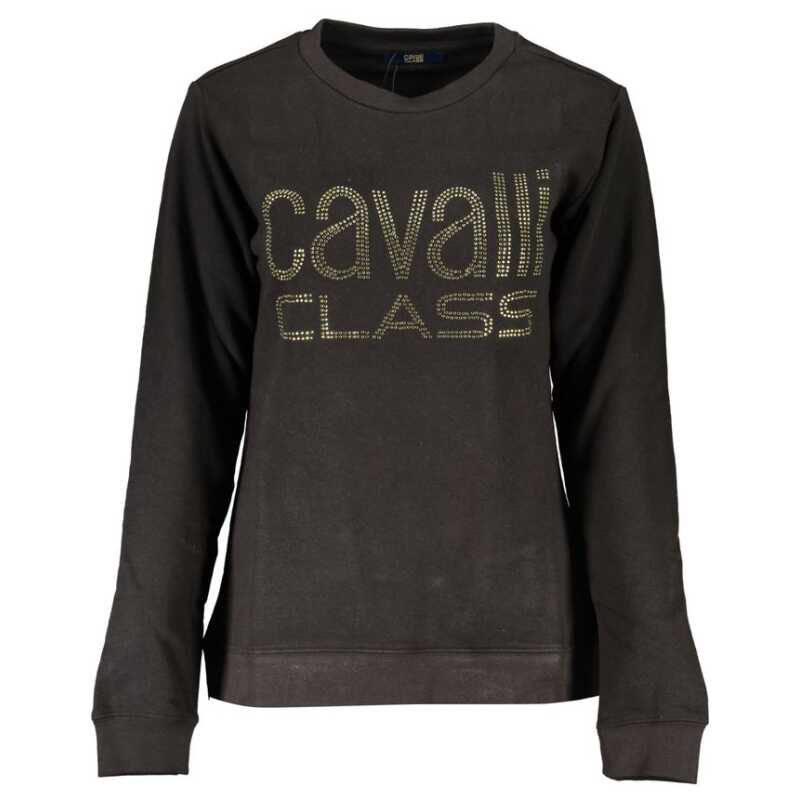 Cavalli Class Black Cotton Sweater, theFeinheit