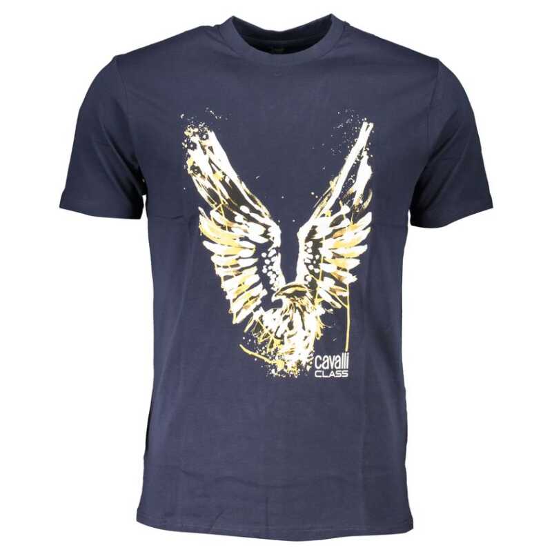 Cavalli Class Blue Cotton T-Shirt, theFeinheit