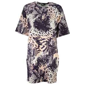Cavalli Class Pink Cotton Dress
