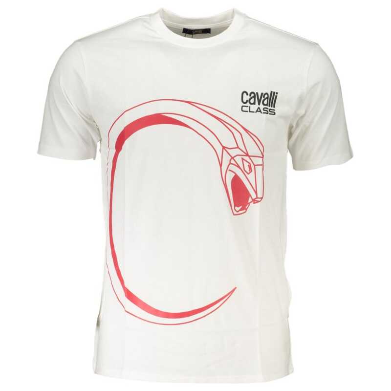 Cavalli Class White Cotton T-Shirt, theFeinheit