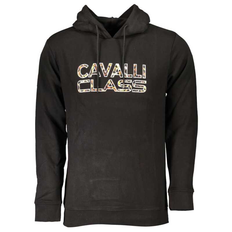 Cavalli Class Black Cotton Sweater, theFeinheit