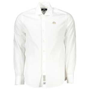 La Martina White Cotton Shirt