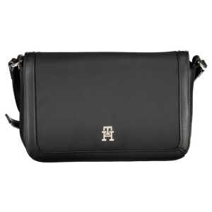 Tommy Hilfiger Black Polyester Handbag