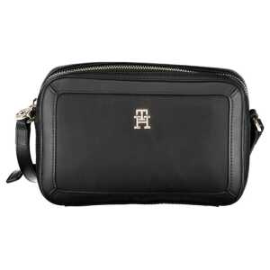 Tommy Hilfiger Black Polyester Handbag