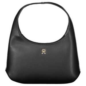 Tommy Hilfiger Black Polyester Handbag