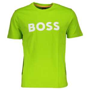 Hugo Boss Green Cotton T-Shirt