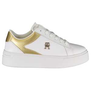 Tommy Hilfiger White Polyester Sneaker