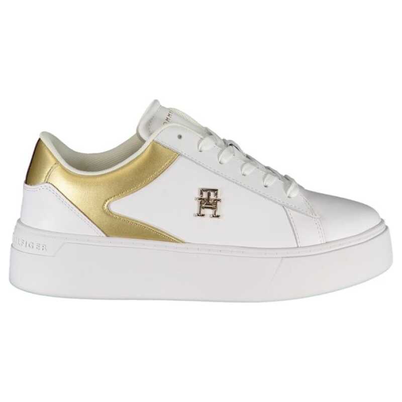 Tommy Hilfiger White Polyester Sneaker, theFeinheit
