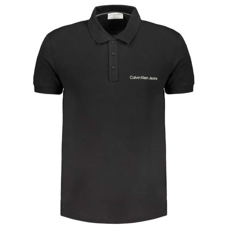 Calvin Klein Black Cotton Polo Shirt, theFeinheit