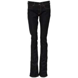 GF Ferre Dark Blue Cotton Mid Waisted Skinny Denim Jeans