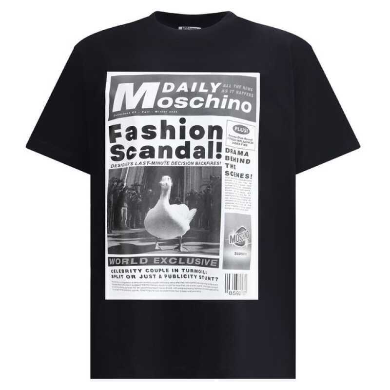 Moschino T-shirt whit maxi print, theFeinheit