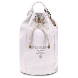 Prada Linen Bucket Bag