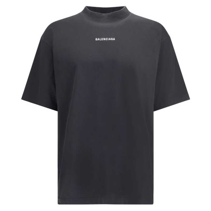 Balenciaga T-Shirt with logo printed on the front and back, theFeinheit