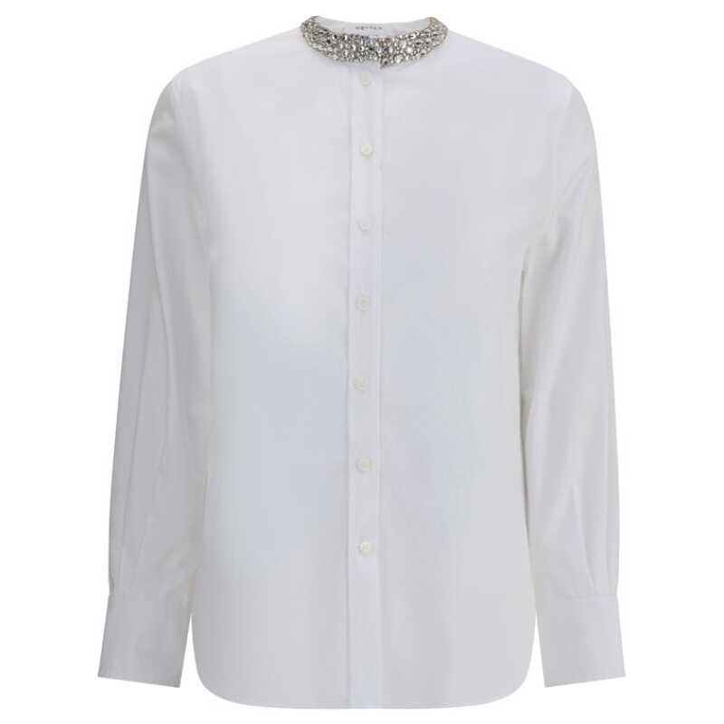 Alexander McQueen Shirt with embellished collar, theFeinheit