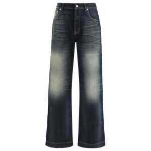 Alexander McQueen Vintage effect Jeans