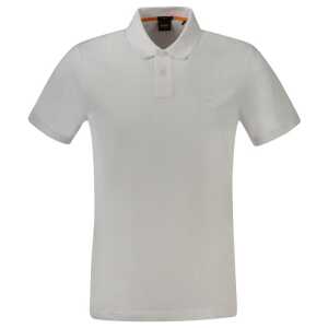 Hugo Boss White Cotton Polo Shirt