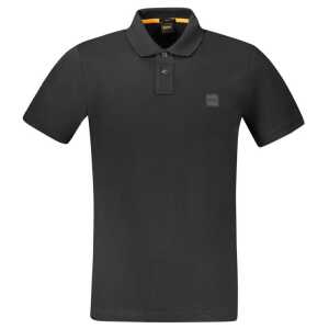 Hugo Boss Black Cotton Polo Shirt