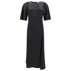Ganni Satin Long Dress