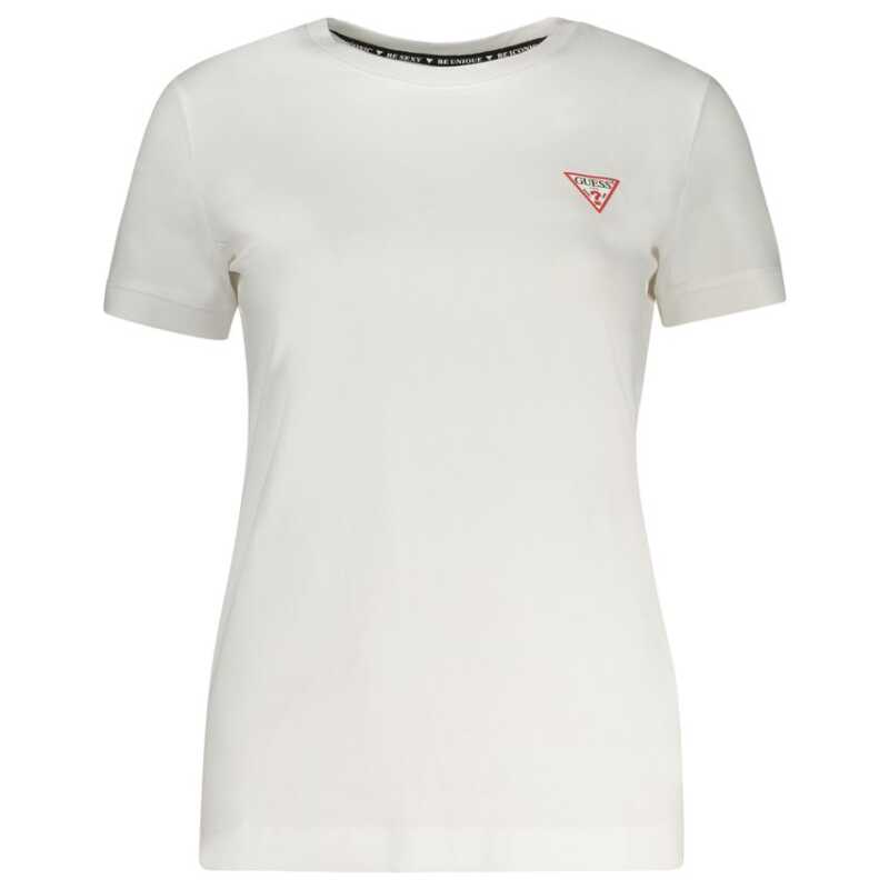 Guess Jeans White Cotton Tops &amp; T-Shirt, theFeinheit