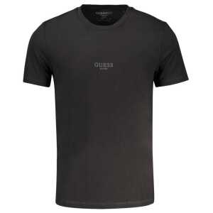 Guess Jeans Black Cotton T-Shirt