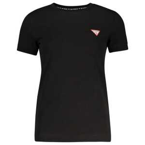 Guess Jeans Black Cotton Tops & T-Shirt