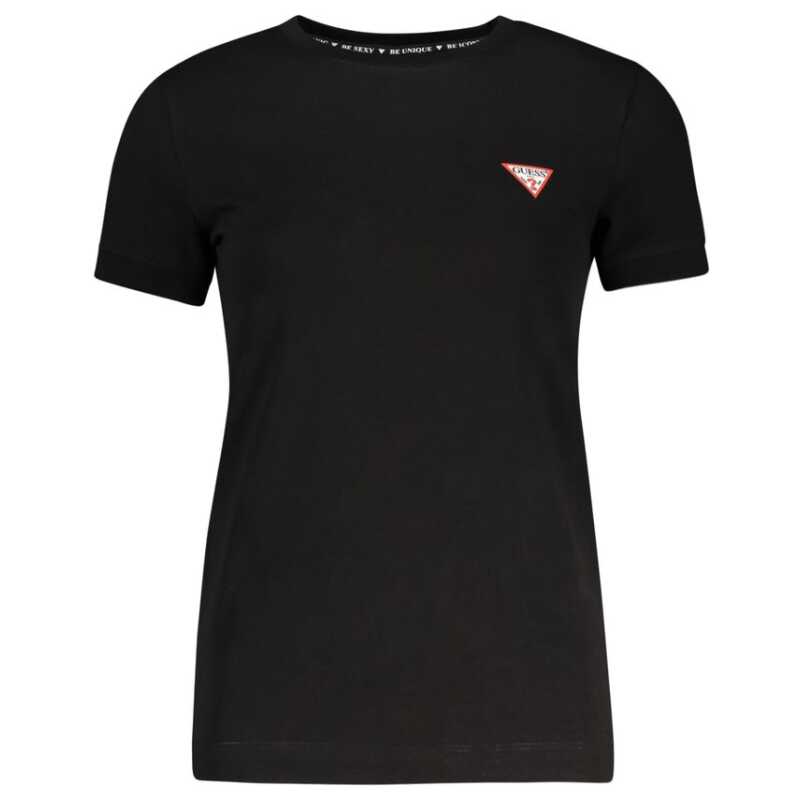 Guess Jeans Black Cotton Tops &amp; T-Shirt, theFeinheit