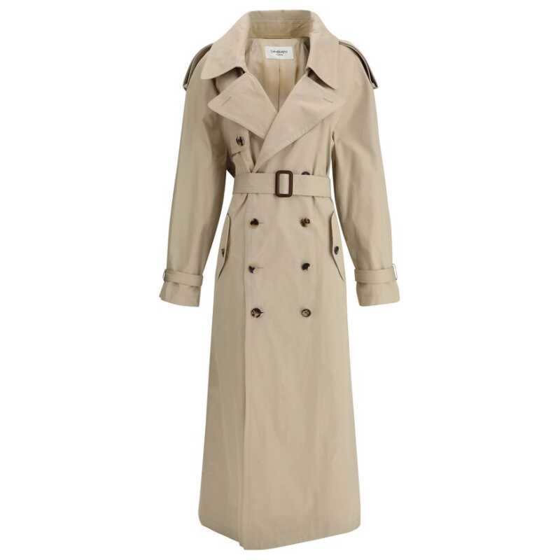 Saint Laurent Maxi Trench Coat, theFeinheit