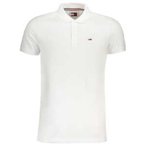 Tommy Hilfiger White Cotton Polo Shirt