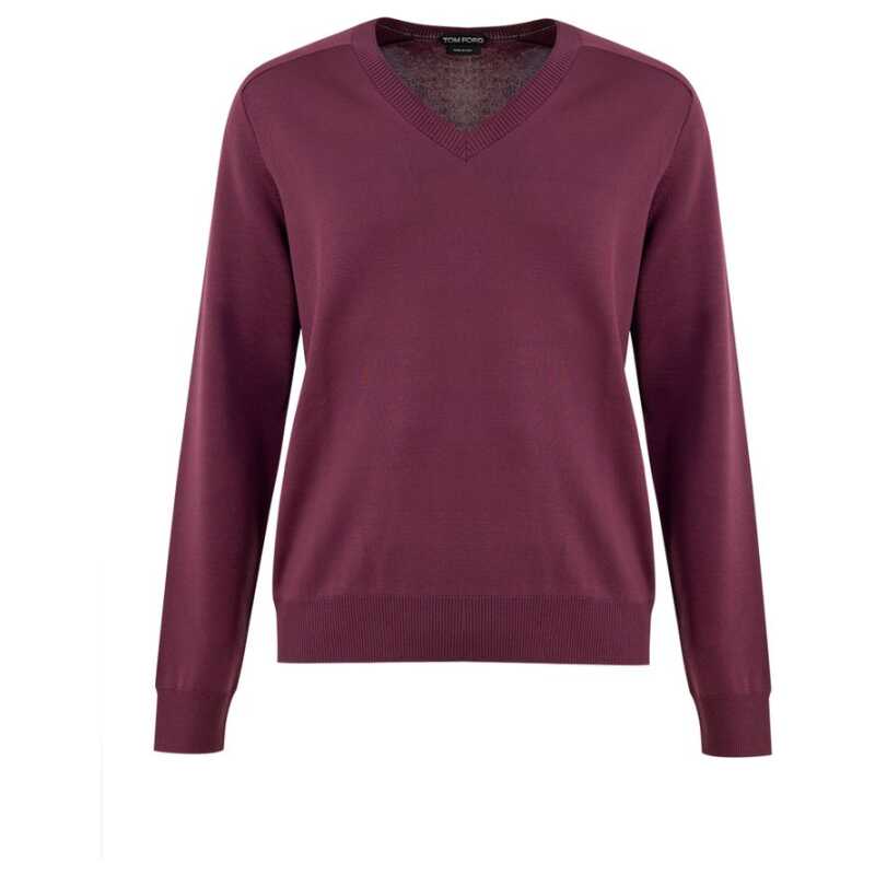 Tom Ford Purple Silk Sweater, theFeinheit