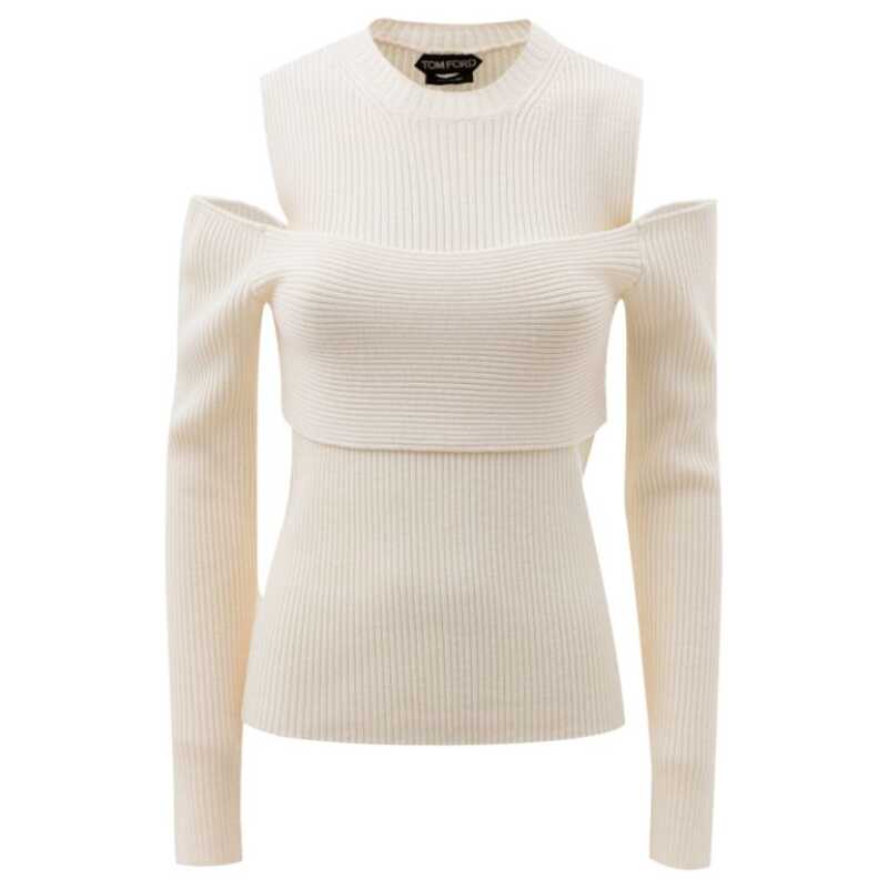 Tom Ford White Wool T-Shirt, theFeinheit