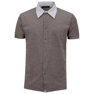Corneliani Bicolor Cotton Shortsleeve