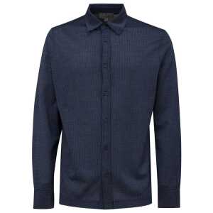 Canali Blue Cotton Shirt