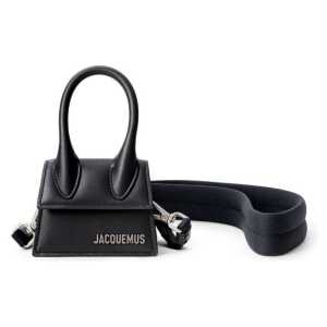 Jacquemus Black Leather Sweatshirt