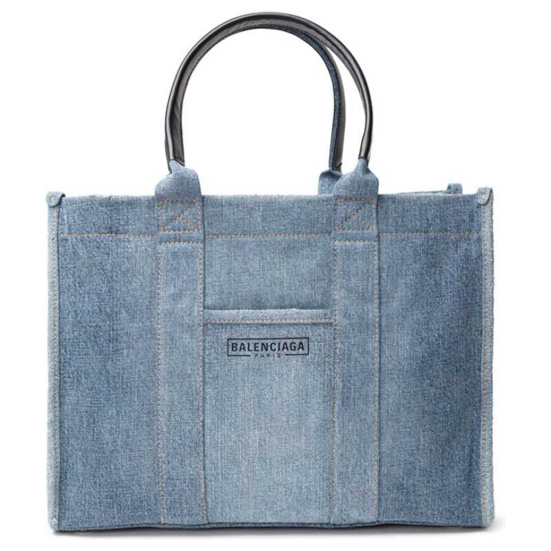 Balenciaga Blue Cotton Sweater, theFeinheit