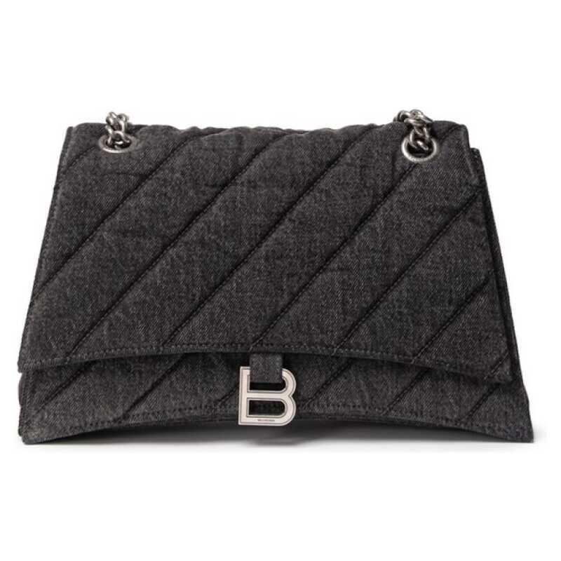 Balenciaga Black Fabric And Leather T-Shirt, theFeinheit