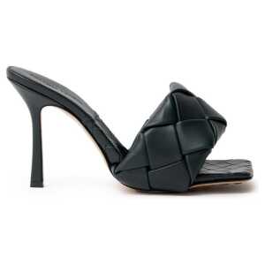 Bottega Veneta Green Leather Sandal