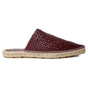 Bottega Veneta Bordeaux Leather Espadrille