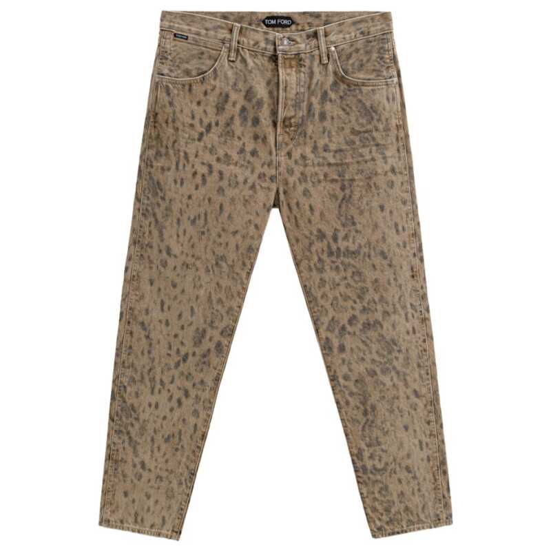 Tom Ford Beige Cotton Tapered Jean, theFeinheit