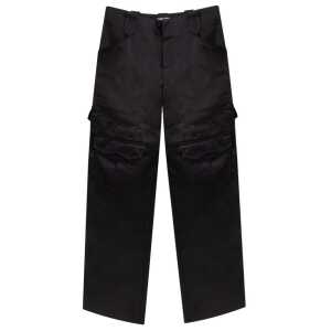 Tom Ford Black Viscose Cargo Pant