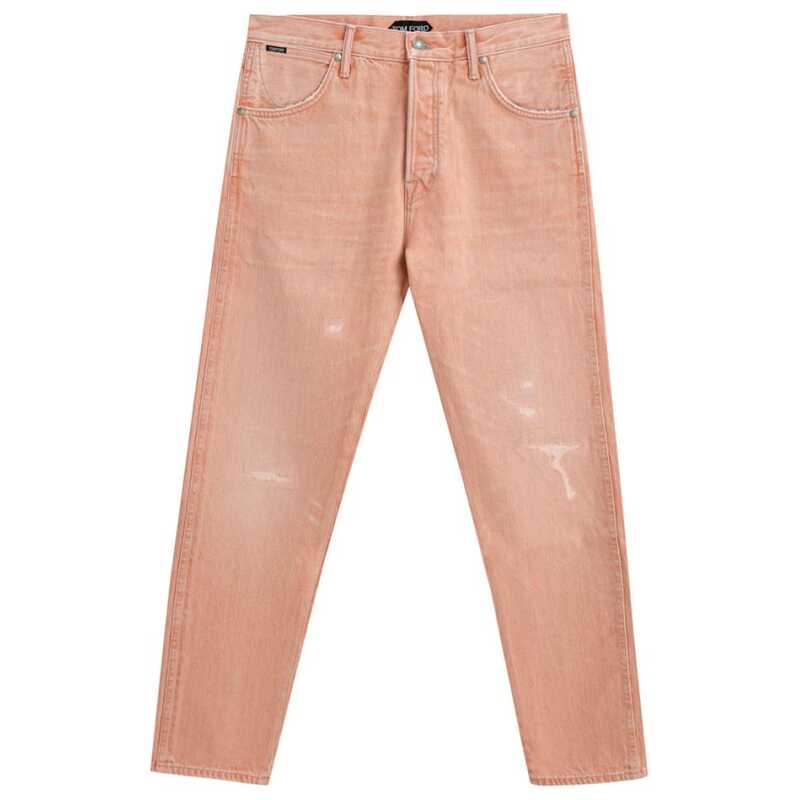 Tom Ford Pink Cotton Tapered Jean, theFeinheit
