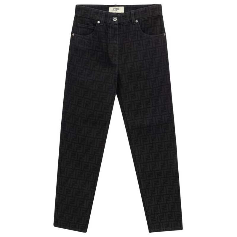 Fendi Black Cotton Jeans Denim, theFeinheit