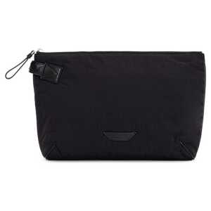 Bottega Veneta Black Nylon Clutch Bag