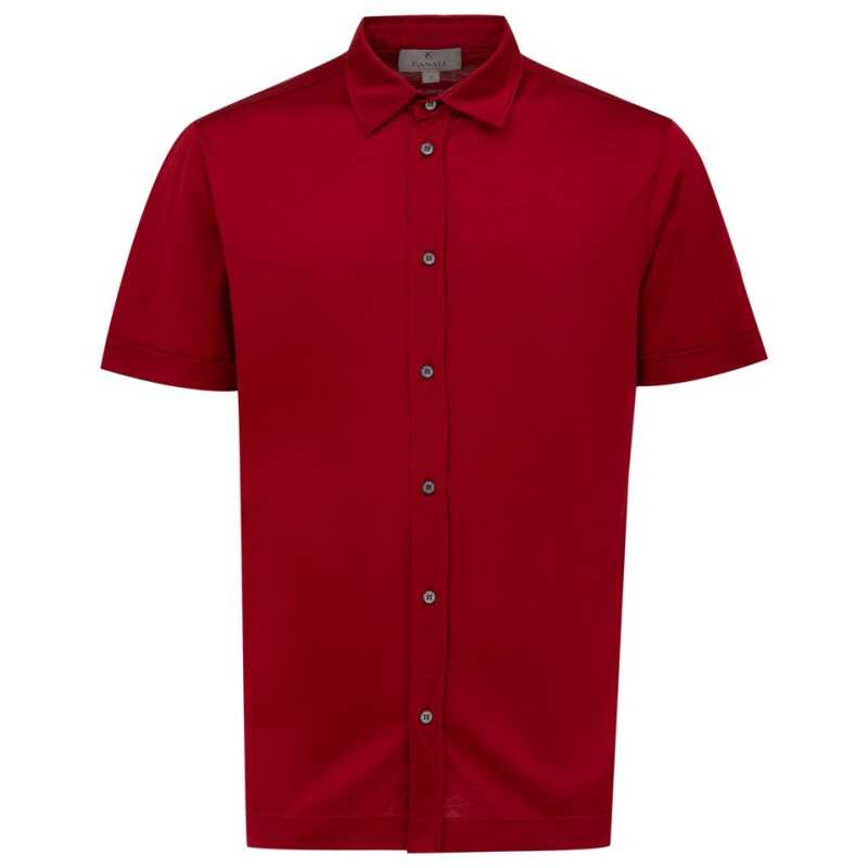 Canali Red Cotton Shirt, theFeinheit